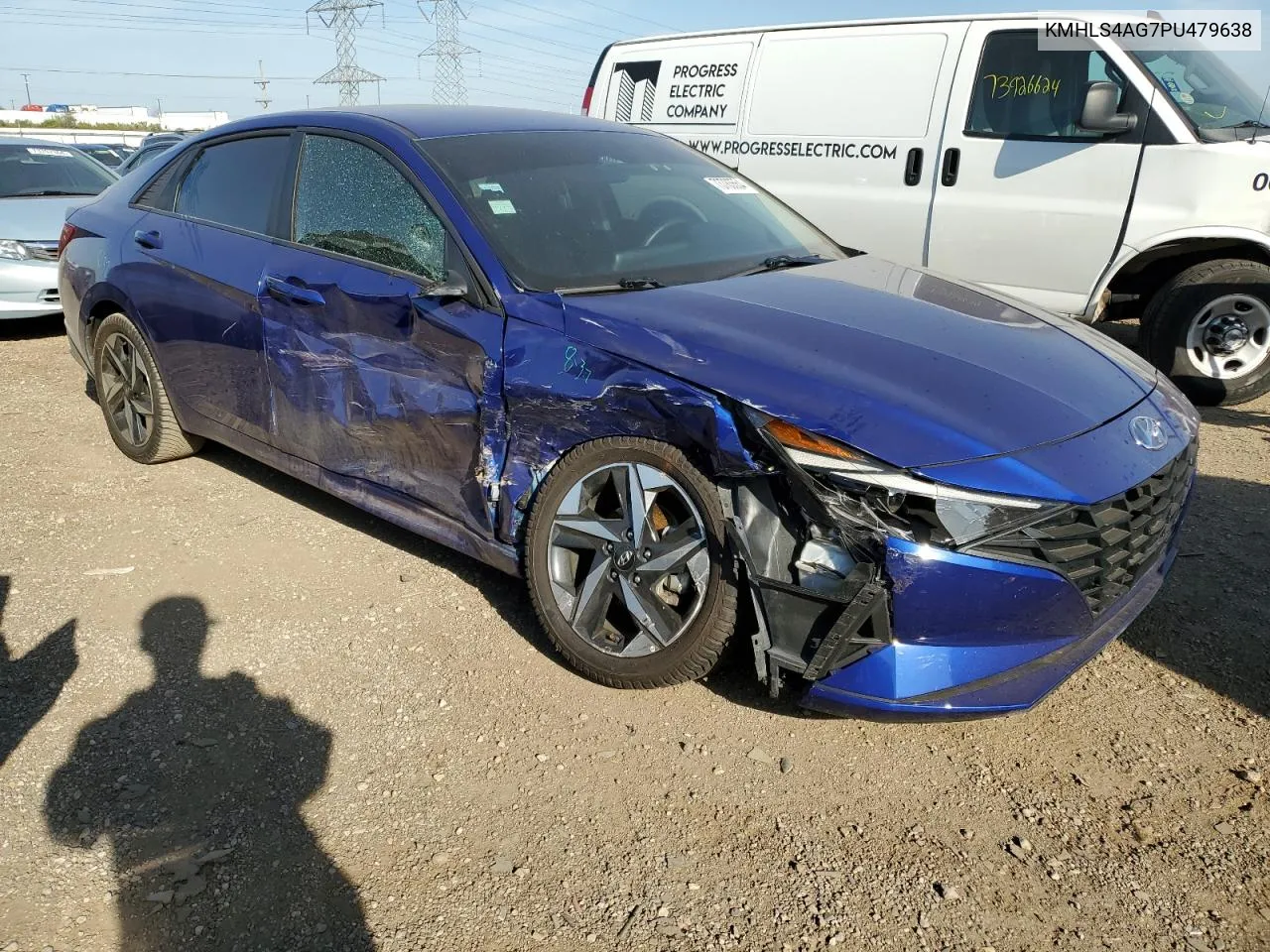 KMHLS4AG7PU479638 2023 Hyundai Elantra Sel