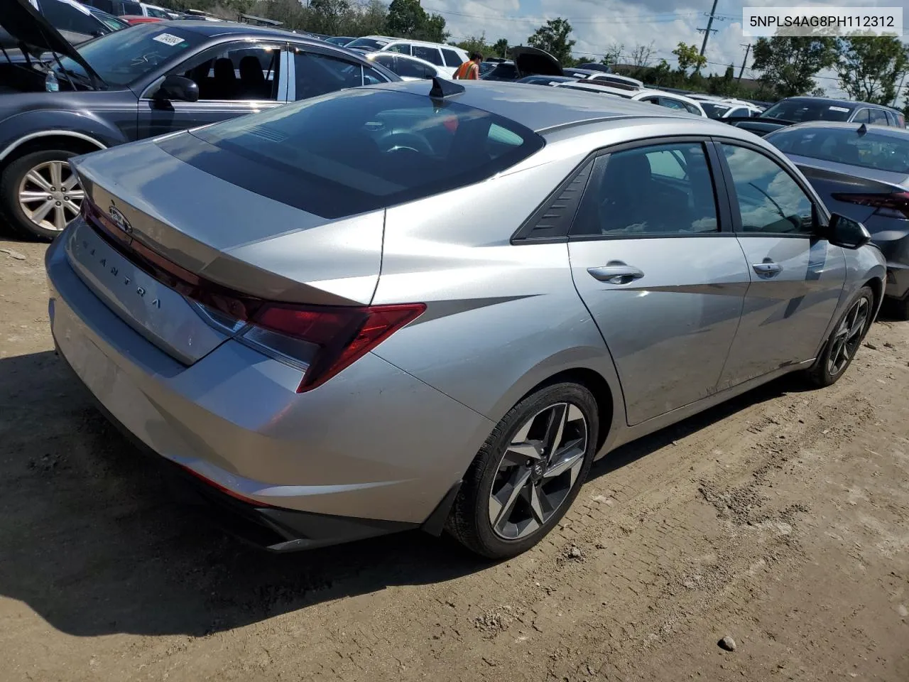 2023 Hyundai Elantra Sel VIN: 5NPLS4AG8PH112312 Lot: 73840084