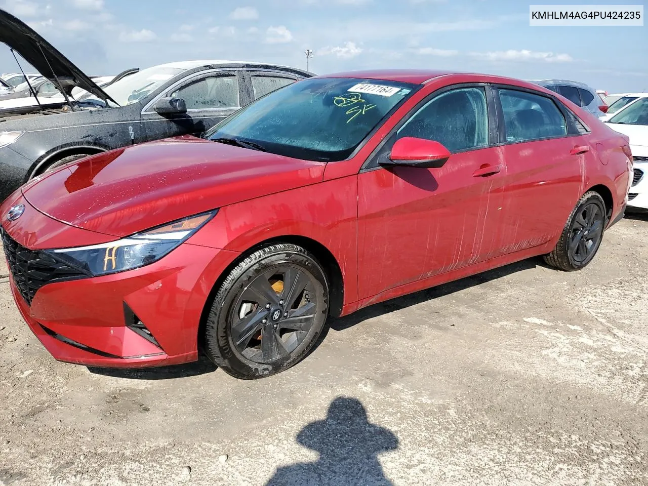 2023 Hyundai Elantra Sel VIN: KMHLM4AG4PU424235 Lot: 74177164