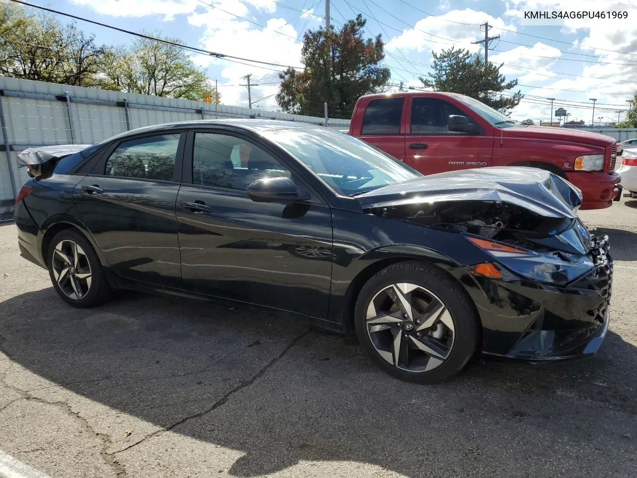 2023 Hyundai Elantra Sel VIN: KMHLS4AG6PU461969 Lot: 74186934