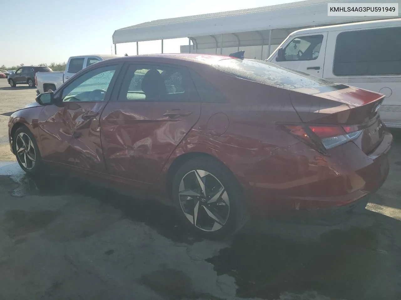 KMHLS4AG3PU591949 2023 Hyundai Elantra Sel