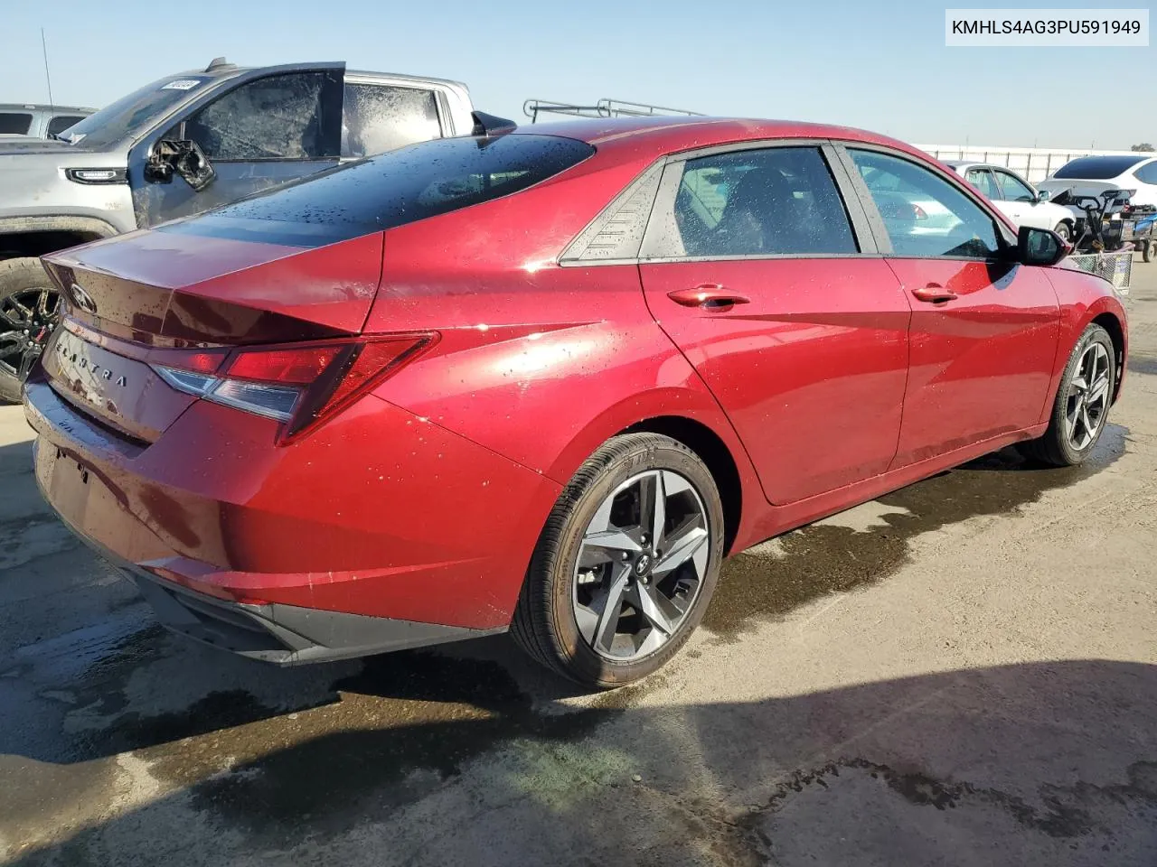 KMHLS4AG3PU591949 2023 Hyundai Elantra Sel