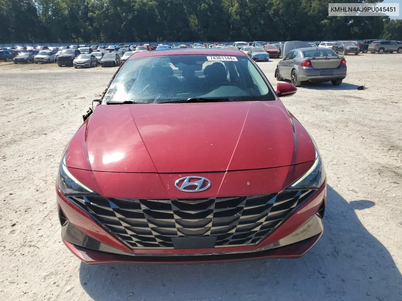 2023 Hyundai Elantra Limited VIN: KMHLN4AJ9PU045451 Lot: 74361144