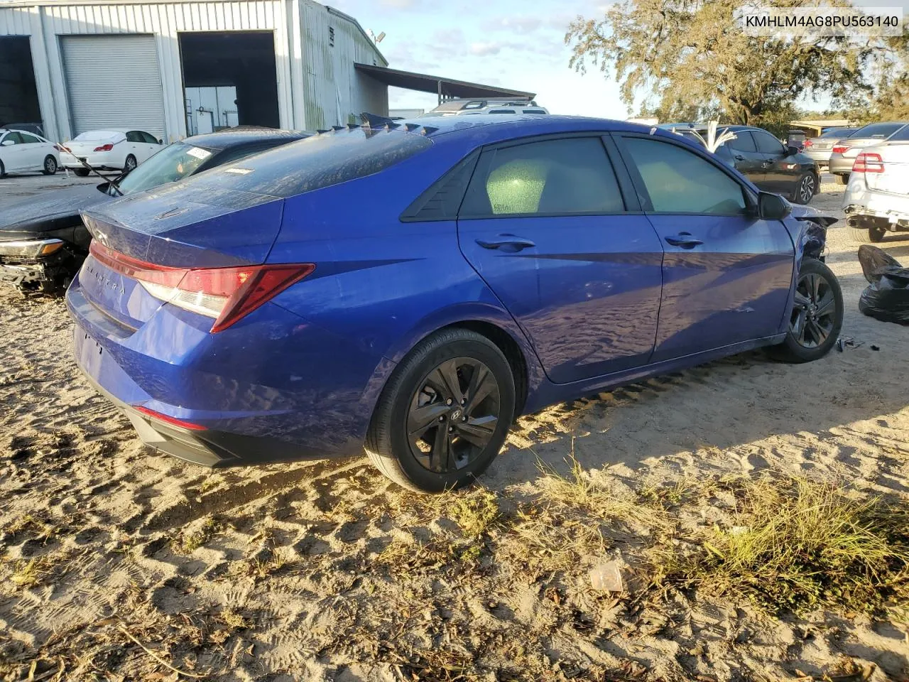 2023 Hyundai Elantra Sel VIN: KMHLM4AG8PU563140 Lot: 74773794