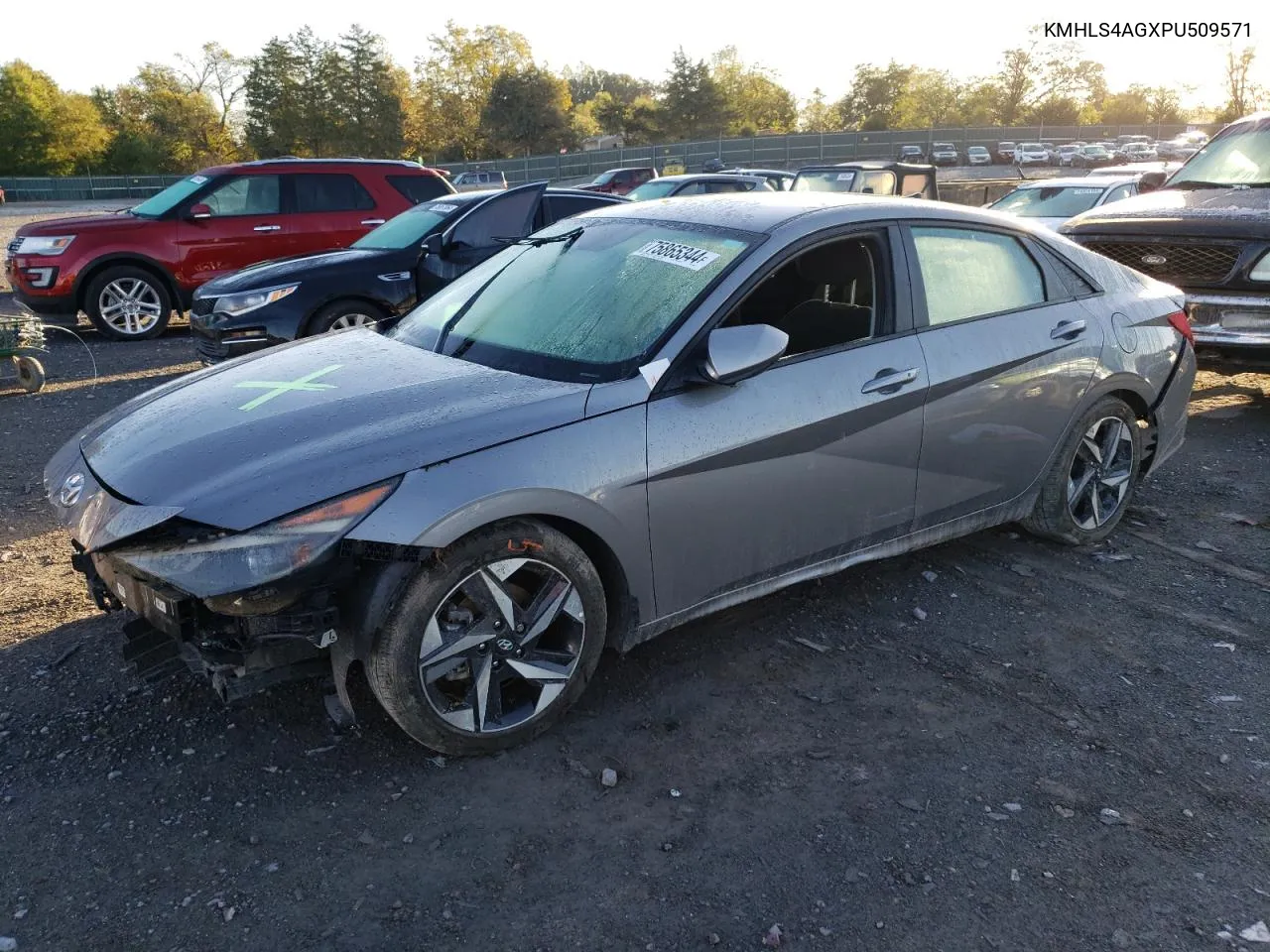 2023 Hyundai Elantra Sel VIN: KMHLS4AGXPU509571 Lot: 75865344