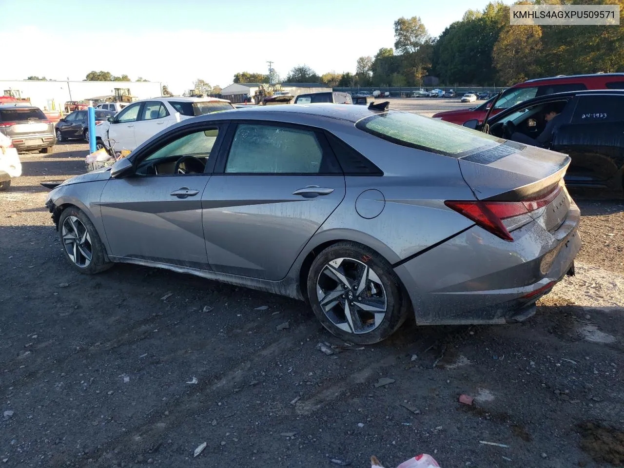 2023 Hyundai Elantra Sel VIN: KMHLS4AGXPU509571 Lot: 75865344