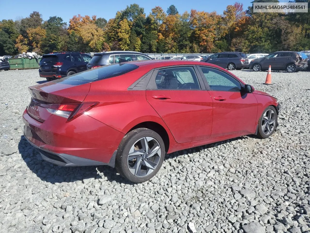 2023 Hyundai Elantra Sel VIN: KMHLS4AG6PU484541 Lot: 76038494