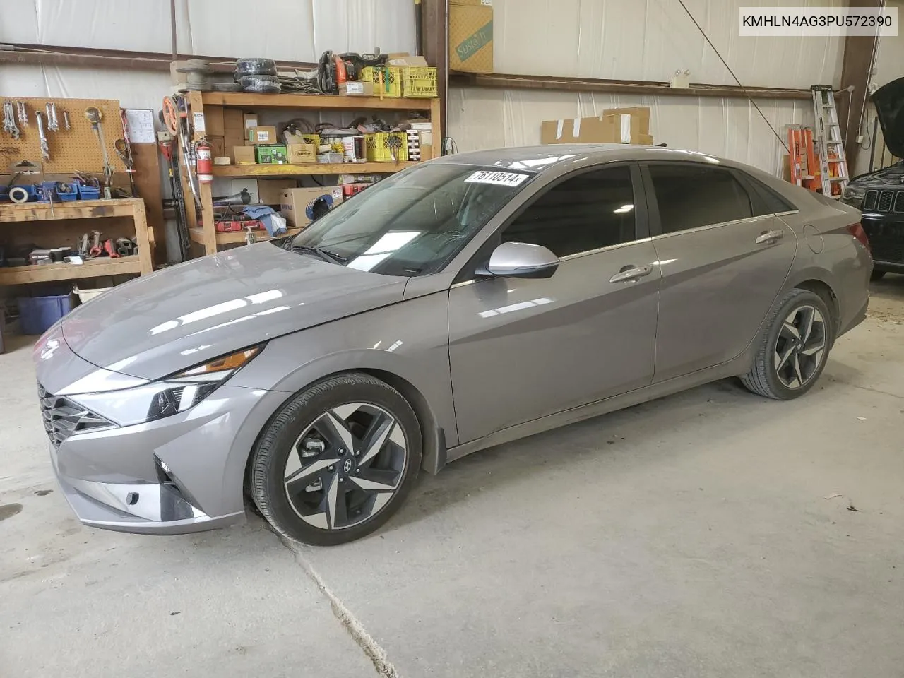 2023 Hyundai Elantra Sel VIN: KMHLN4AG3PU572390 Lot: 76110514