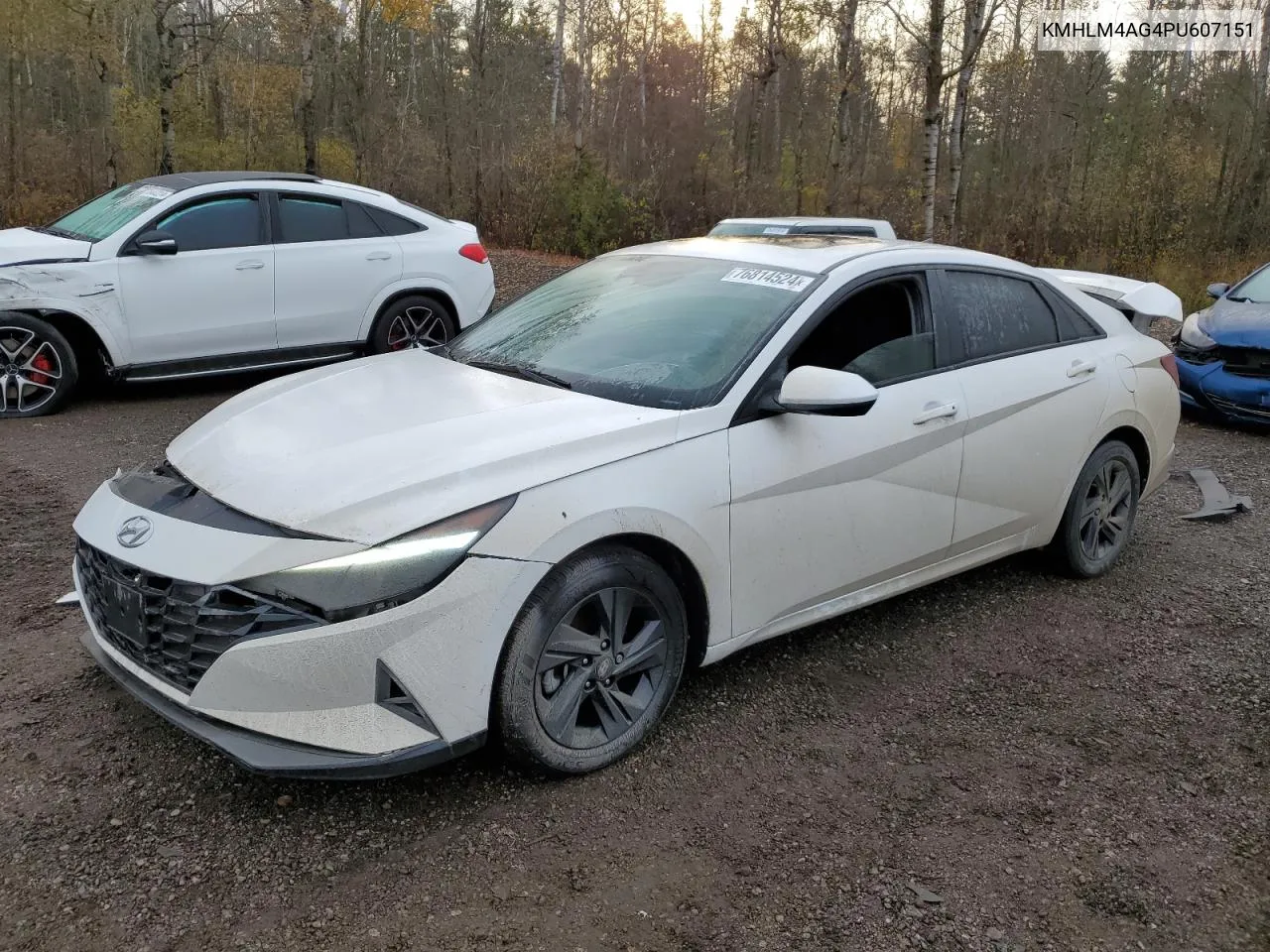 2023 Hyundai Elantra Sel VIN: KMHLM4AG4PU607151 Lot: 76814524