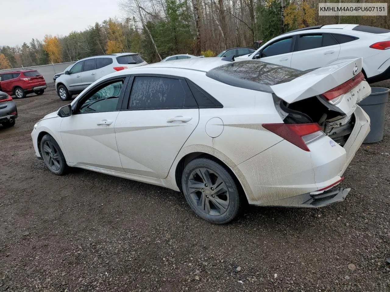 2023 Hyundai Elantra Sel VIN: KMHLM4AG4PU607151 Lot: 76814524