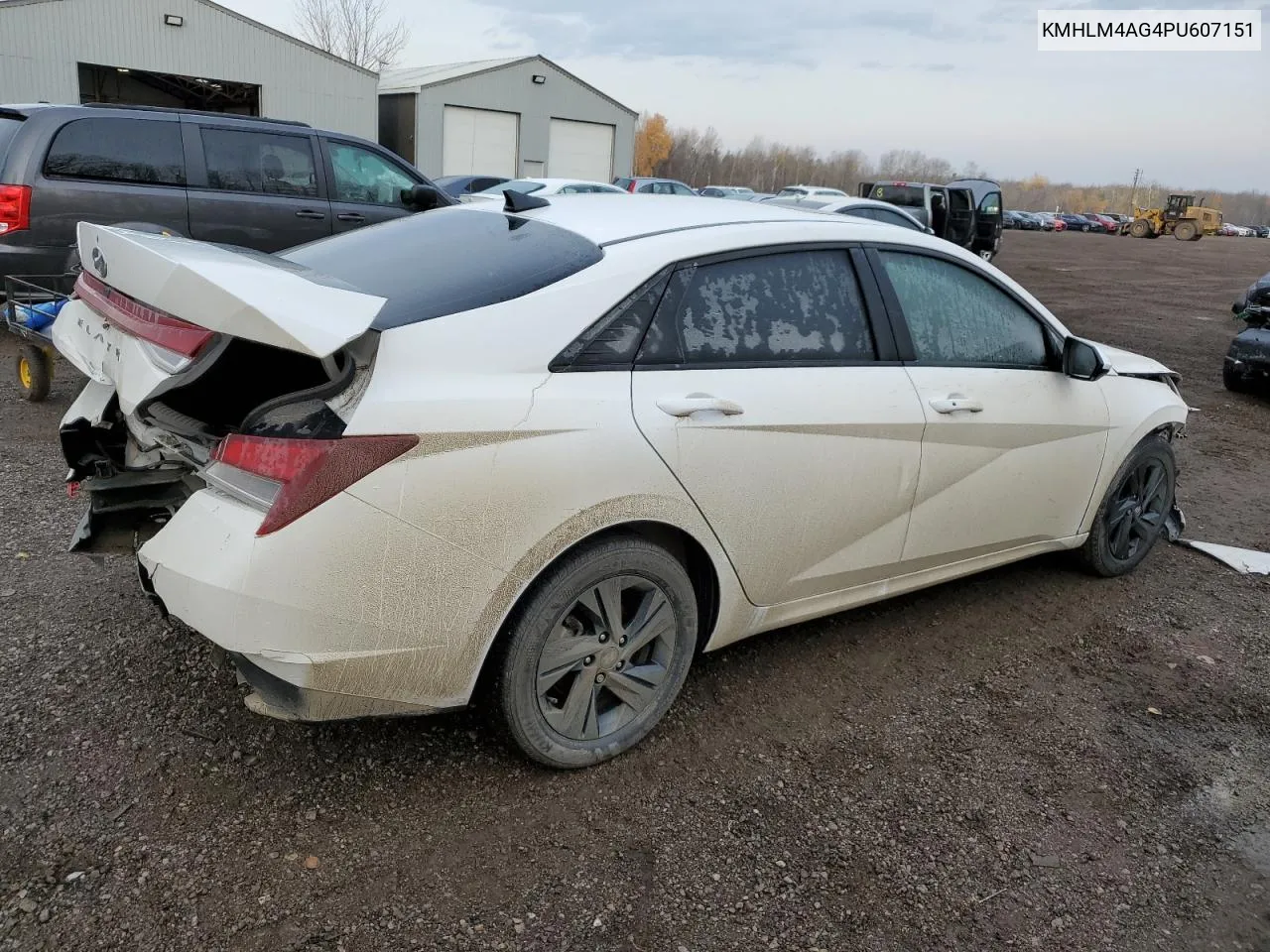 2023 Hyundai Elantra Sel VIN: KMHLM4AG4PU607151 Lot: 76814524