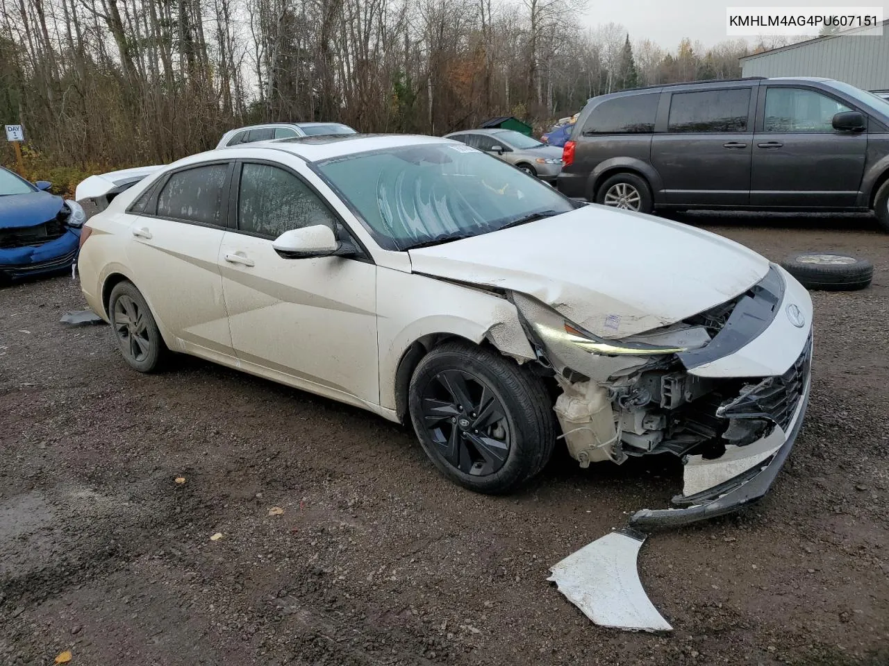 2023 Hyundai Elantra Sel VIN: KMHLM4AG4PU607151 Lot: 76814524