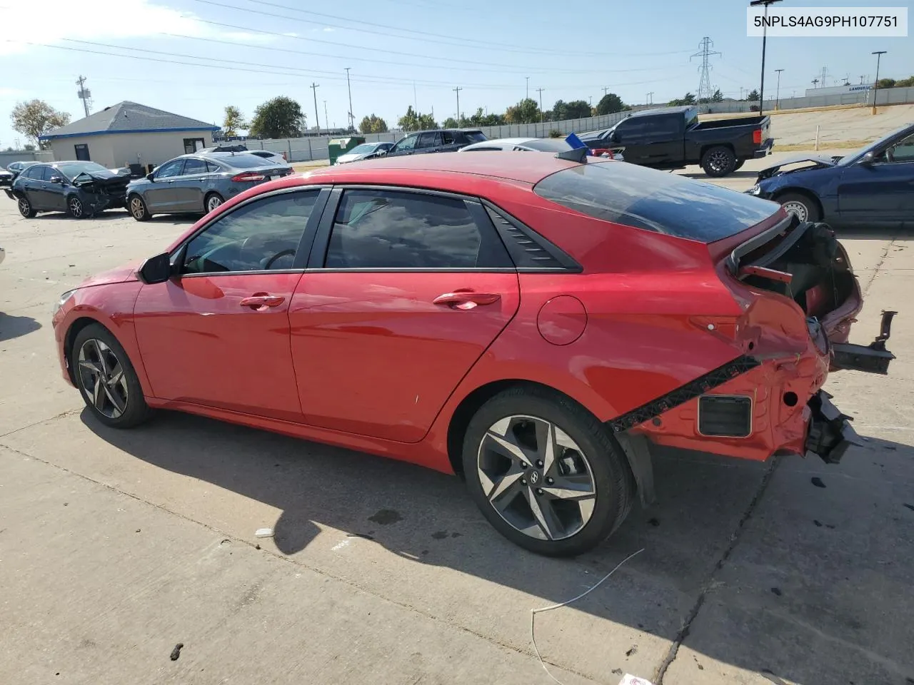 2023 Hyundai Elantra Sel VIN: 5NPLS4AG9PH107751 Lot: 76921344