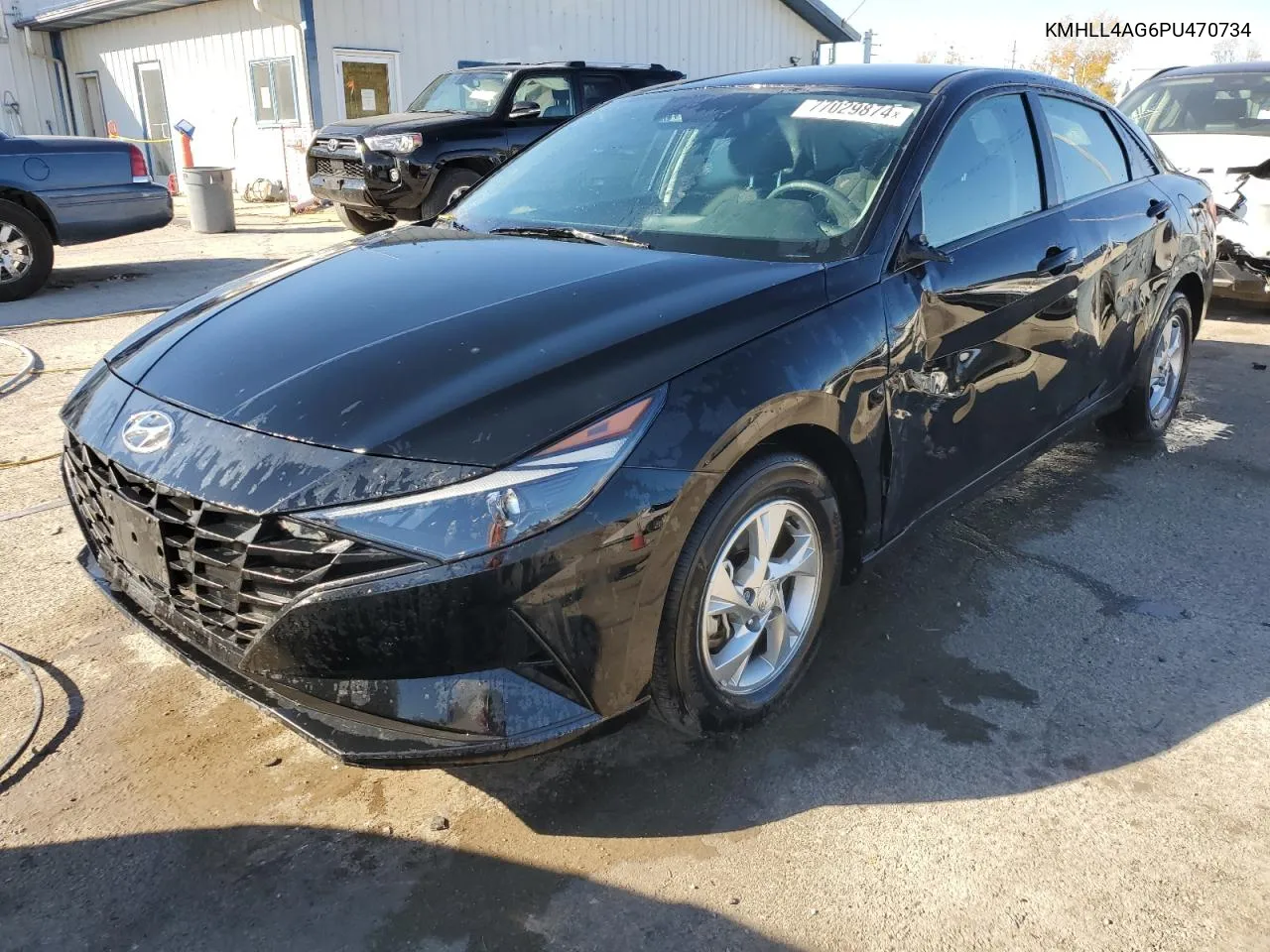 2023 Hyundai Elantra Se VIN: KMHLL4AG6PU470734 Lot: 77029874