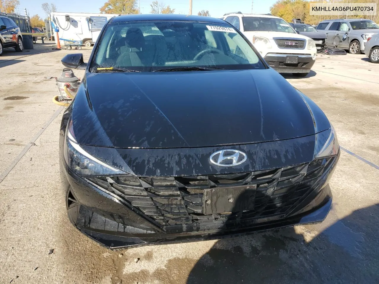 2023 Hyundai Elantra Se VIN: KMHLL4AG6PU470734 Lot: 77029874