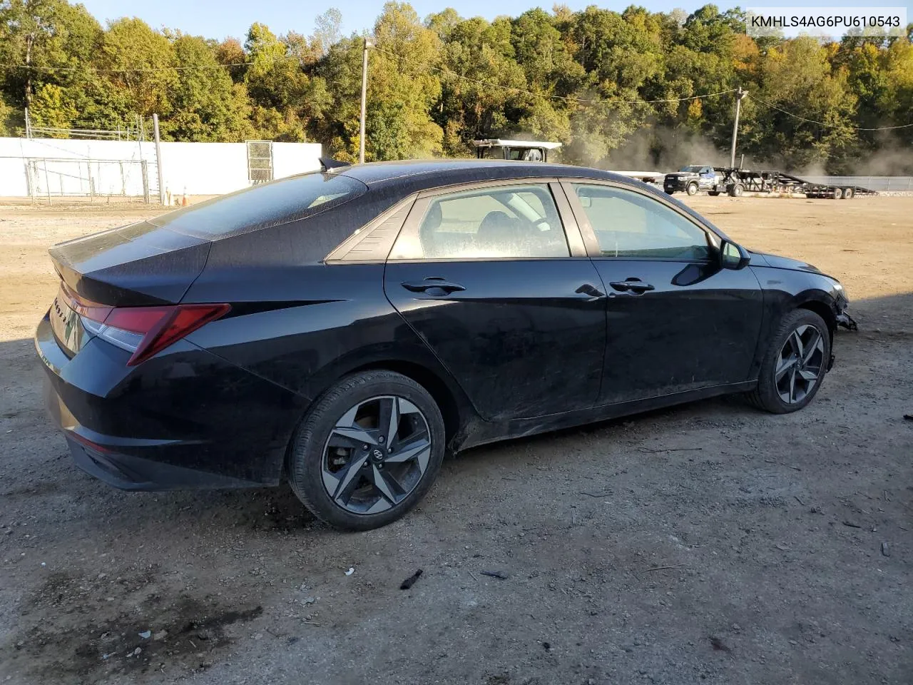 2023 Hyundai Elantra Sel VIN: KMHLS4AG6PU610543 Lot: 77098614