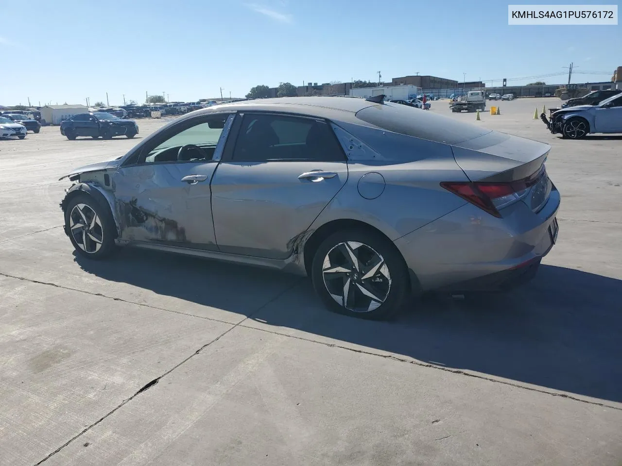 2023 Hyundai Elantra Sel VIN: KMHLS4AG1PU576172 Lot: 77158434