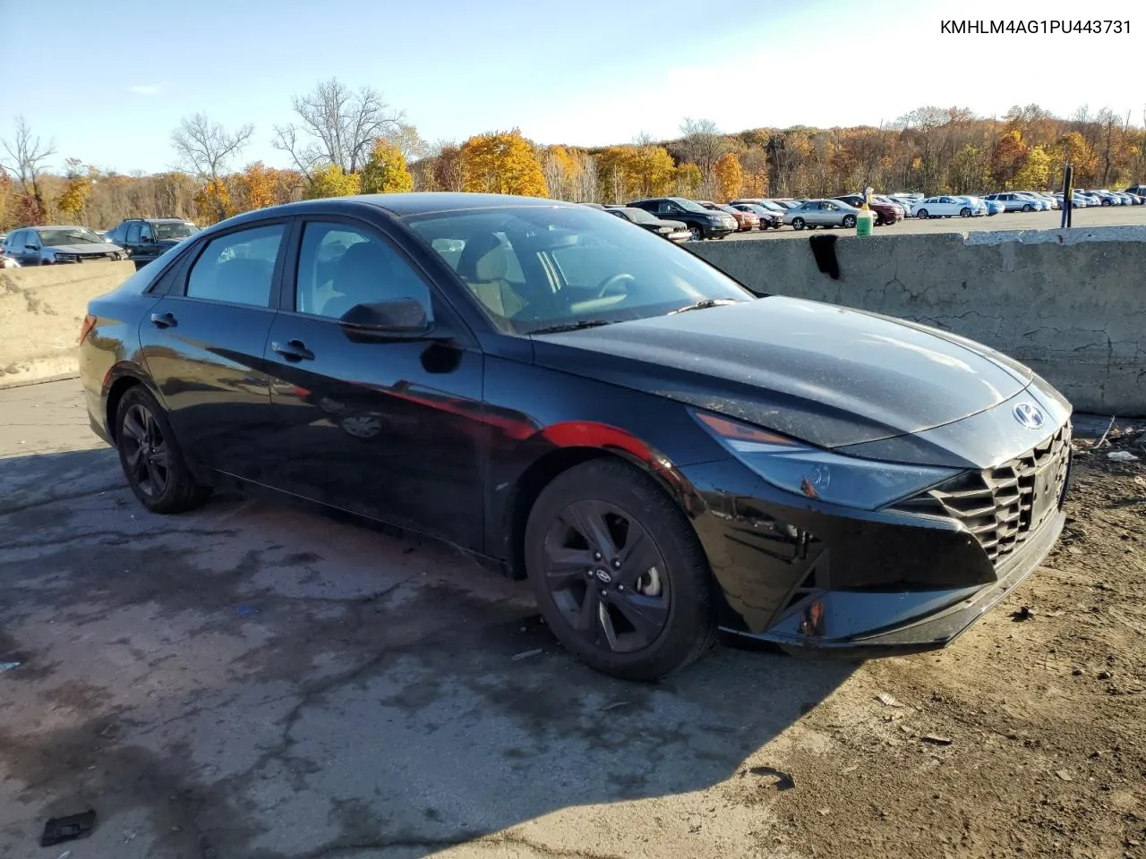 2023 Hyundai Elantra Sel VIN: KMHLM4AG1PU443731 Lot: 77308804