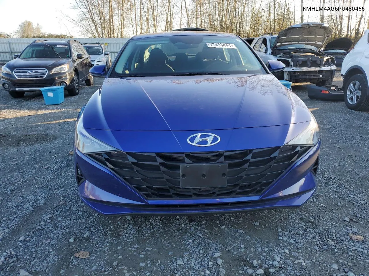 2023 Hyundai Elantra Sel VIN: KMHLM4AG6PU480466 Lot: 77493444