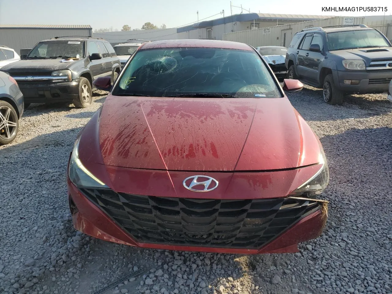 2023 Hyundai Elantra Sel VIN: KMHLM4AG1PU583715 Lot: 77748074