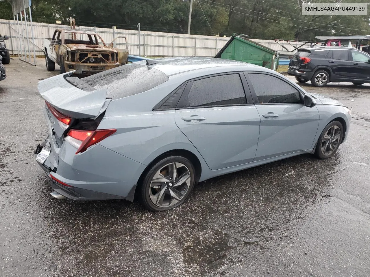 2023 Hyundai Elantra Sel VIN: KMHLS4AG4PU449139 Lot: 79731714