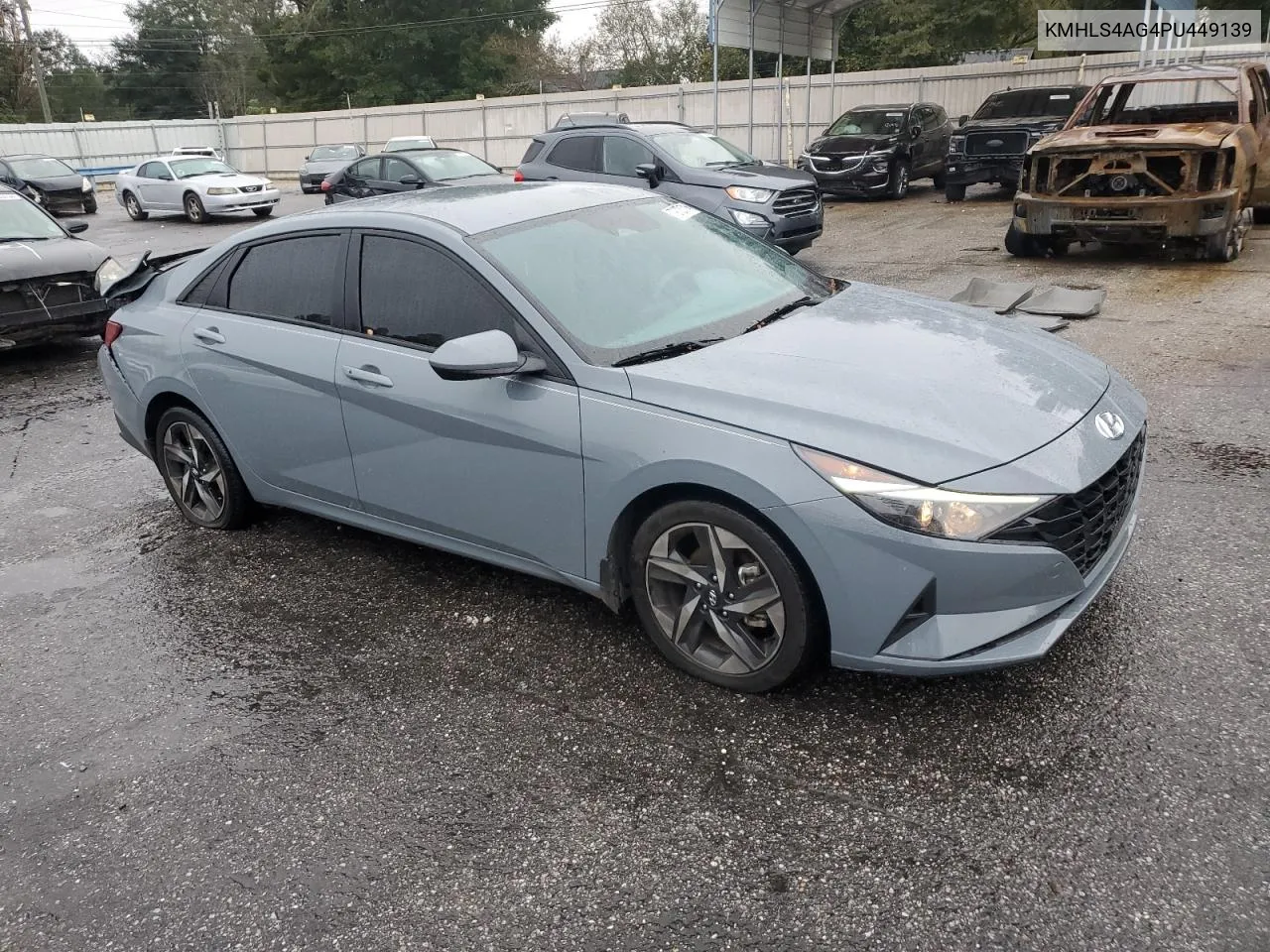 2023 Hyundai Elantra Sel VIN: KMHLS4AG4PU449139 Lot: 79731714