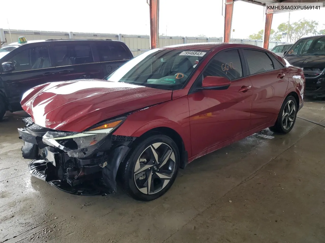 KMHLS4AGXPU569141 2023 Hyundai Elantra Sel