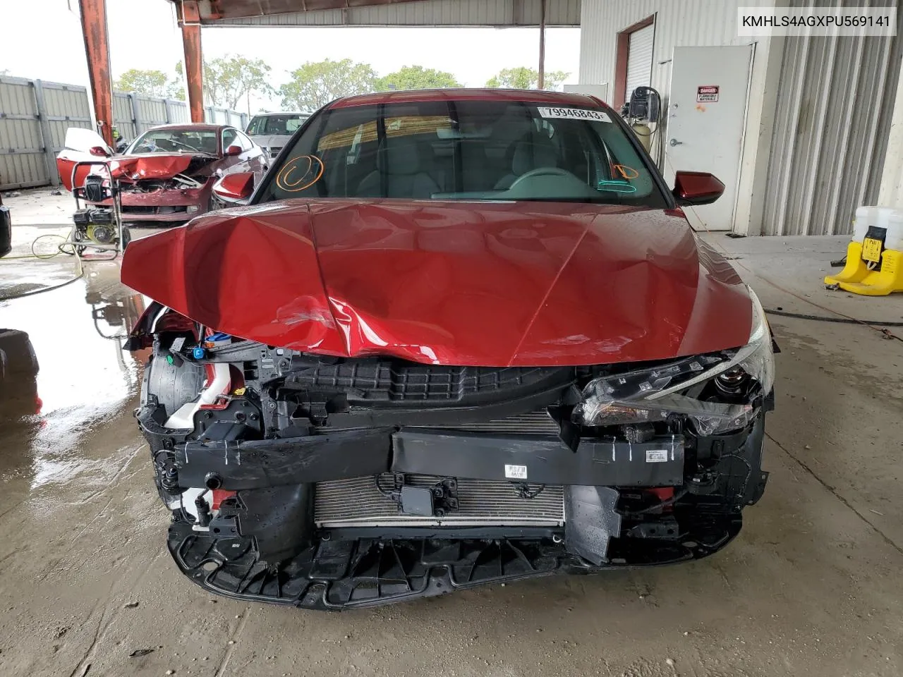 2023 Hyundai Elantra Sel VIN: KMHLS4AGXPU569141 Lot: 79946843