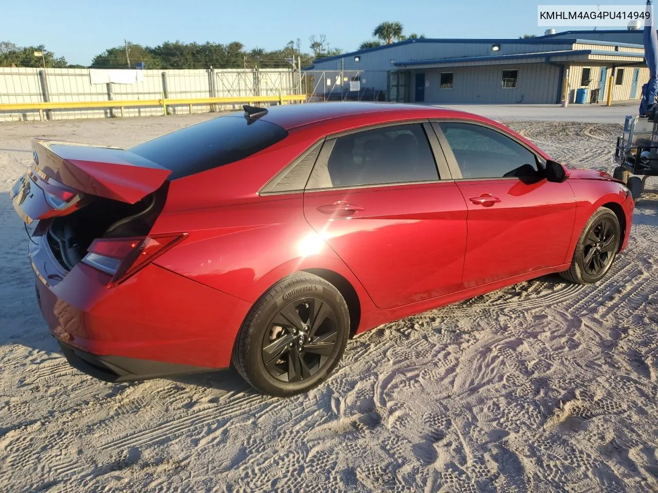 2023 Hyundai Elantra Sel VIN: KMHLM4AG4PU414949 Lot: 80424414