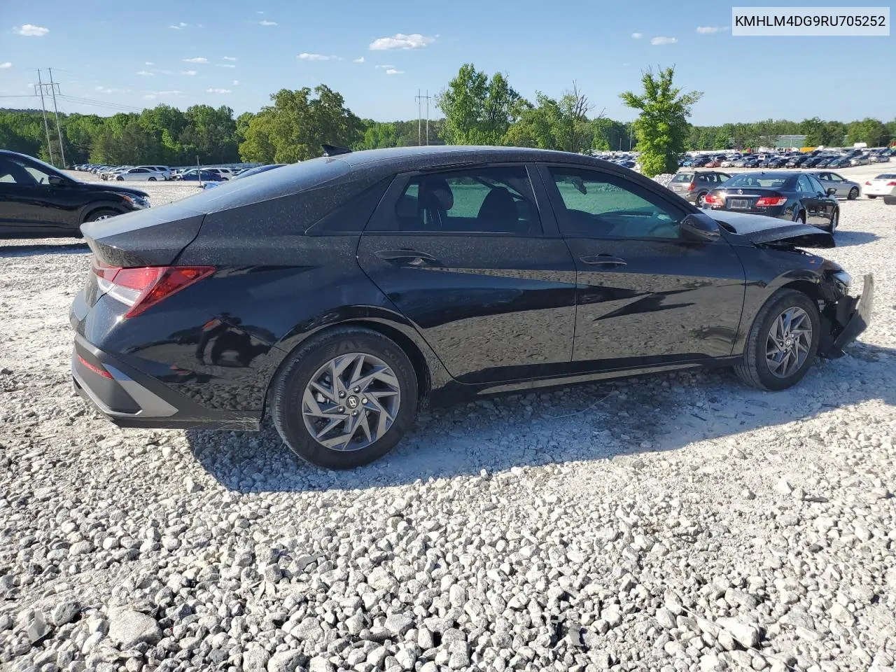 2024 Hyundai Elantra Sel VIN: KMHLM4DG9RU705252 Lot: 53276844