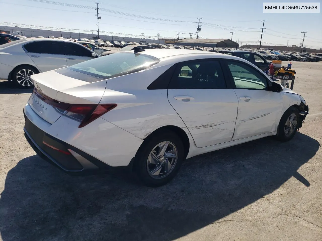 2024 Hyundai Elantra Se VIN: KMHLL4DG6RU725638 Lot: 65492614