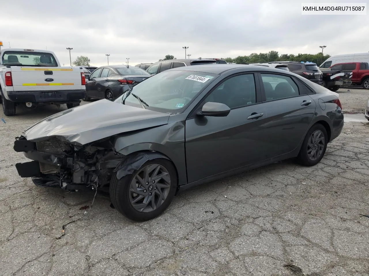 2024 Hyundai Elantra Sel VIN: KMHLM4DG4RU715087 Lot: 67651844