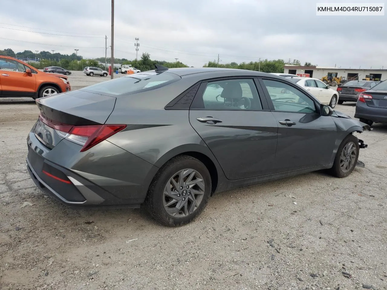 2024 Hyundai Elantra Sel VIN: KMHLM4DG4RU715087 Lot: 67651844