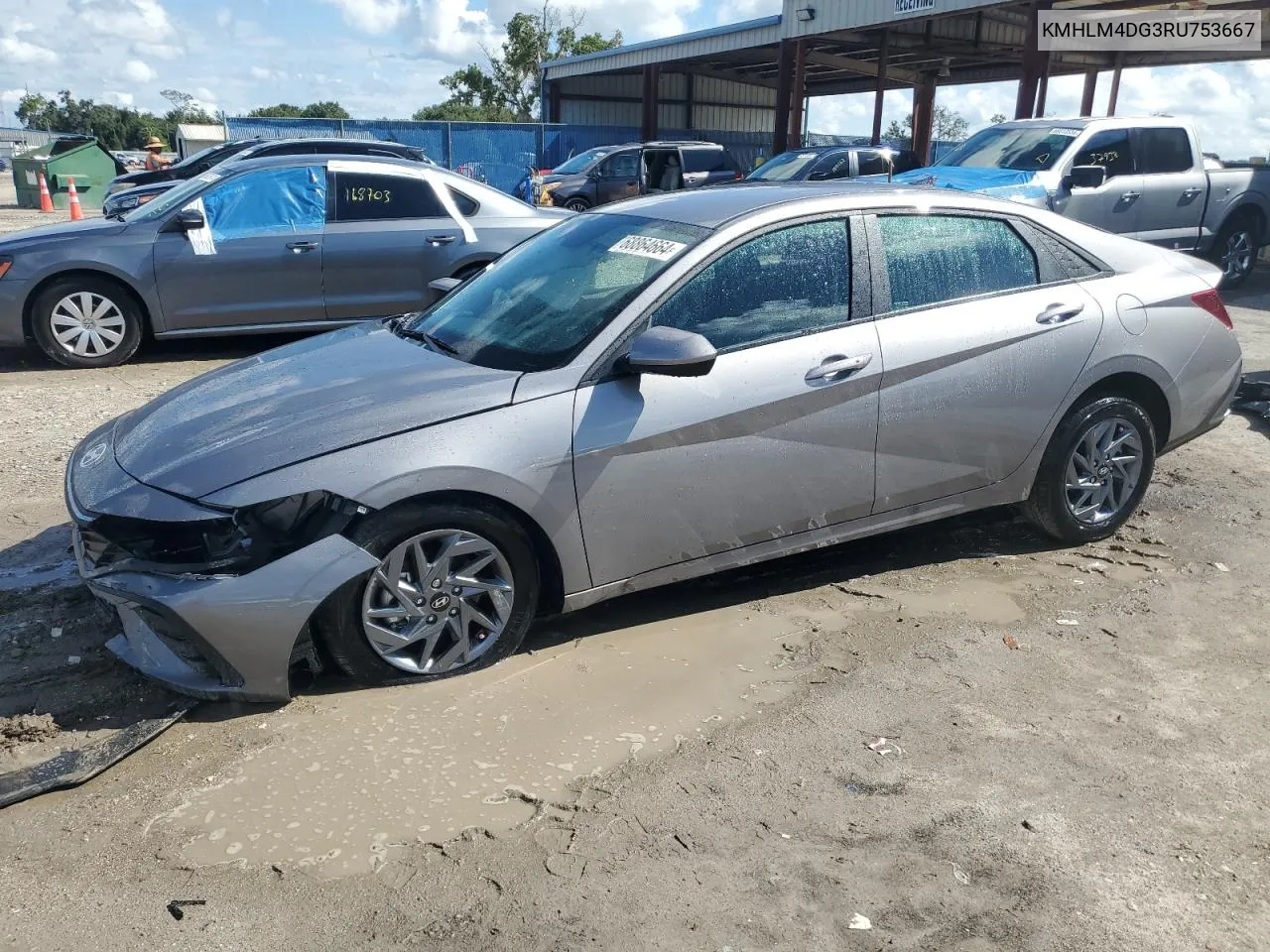 2024 Hyundai Elantra Sel VIN: KMHLM4DG3RU753667 Lot: 68864664