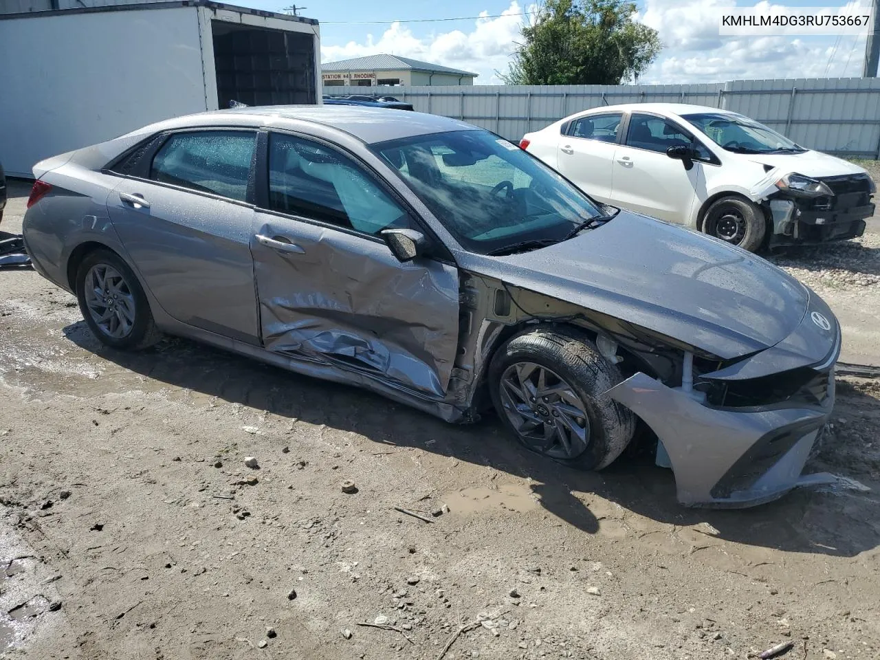 KMHLM4DG3RU753667 2024 Hyundai Elantra Sel