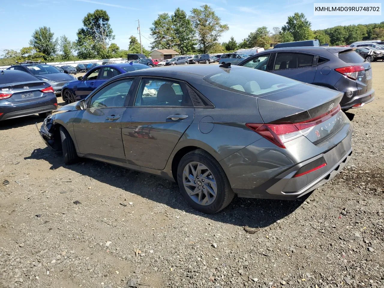 2024 Hyundai Elantra Sel VIN: KMHLM4DG9RU748702 Lot: 69457744