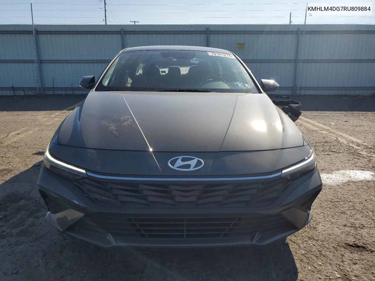 2024 Hyundai Elantra Sel VIN: KMHLM4DG7RU809884 Lot: 70101274