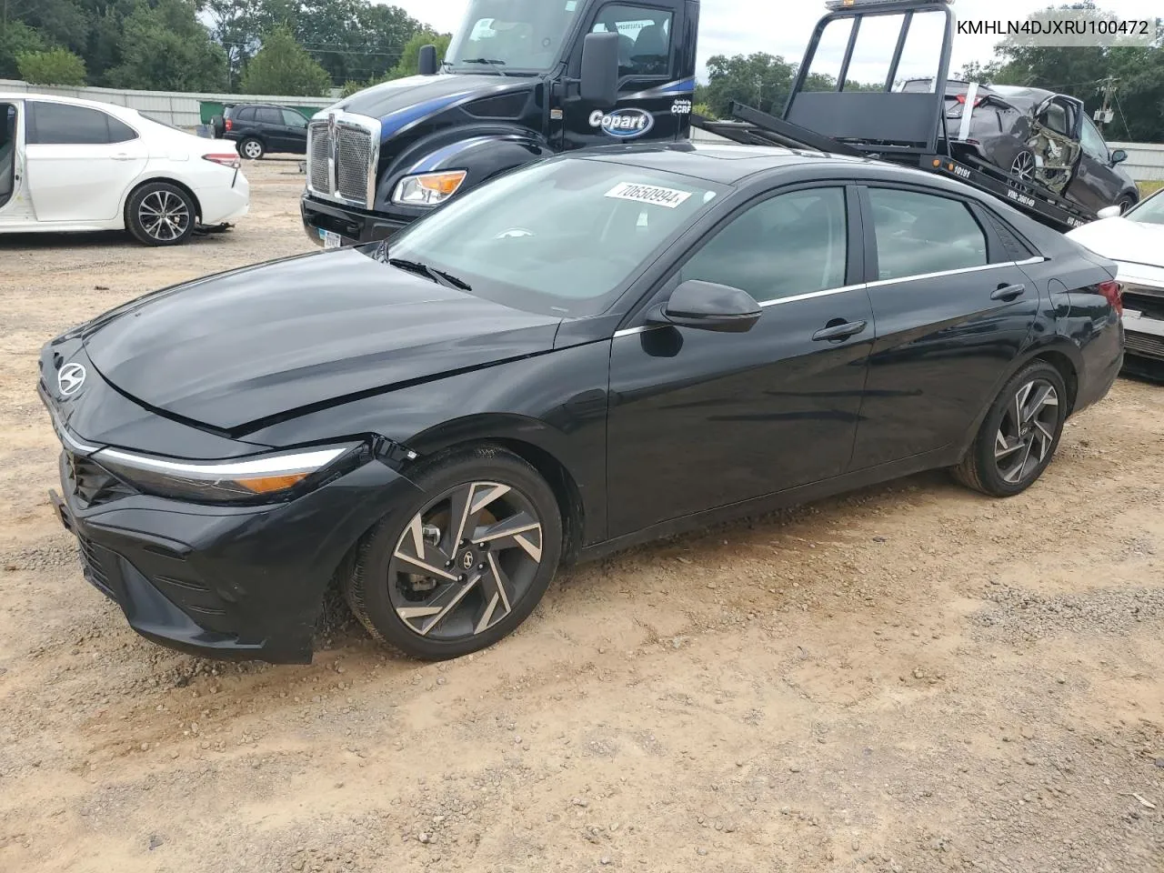 2024 Hyundai Elantra Limited VIN: KMHLN4DJXRU100472 Lot: 70650994