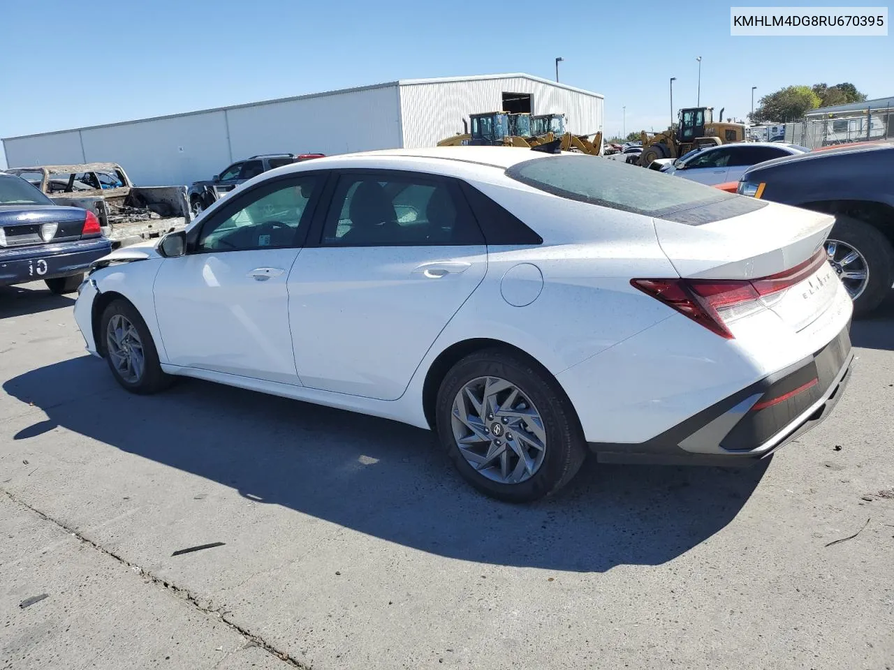 2024 Hyundai Elantra Sel VIN: KMHLM4DG8RU670395 Lot: 70661394