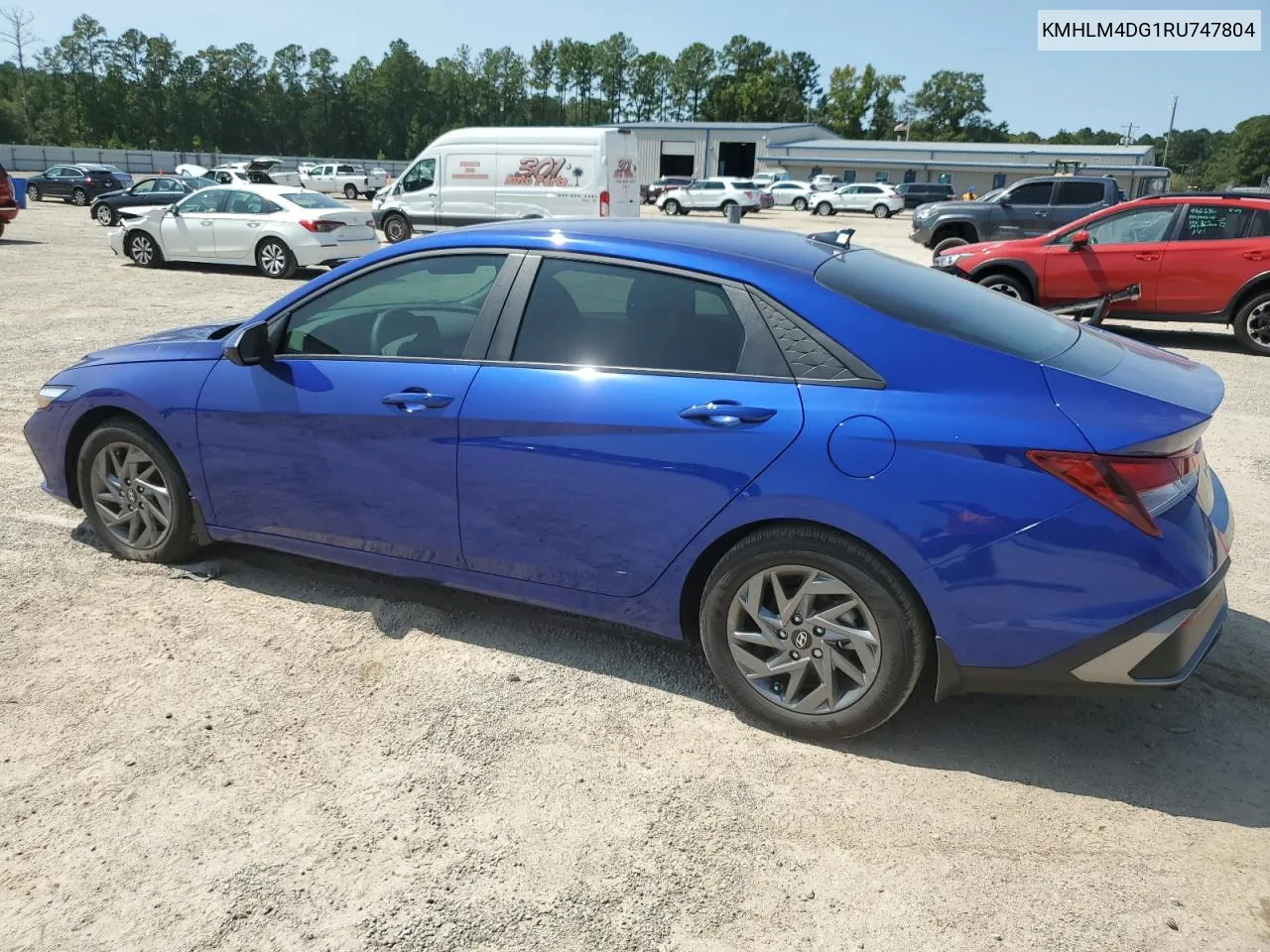 2024 Hyundai Elantra Sel VIN: KMHLM4DG1RU747804 Lot: 70672004