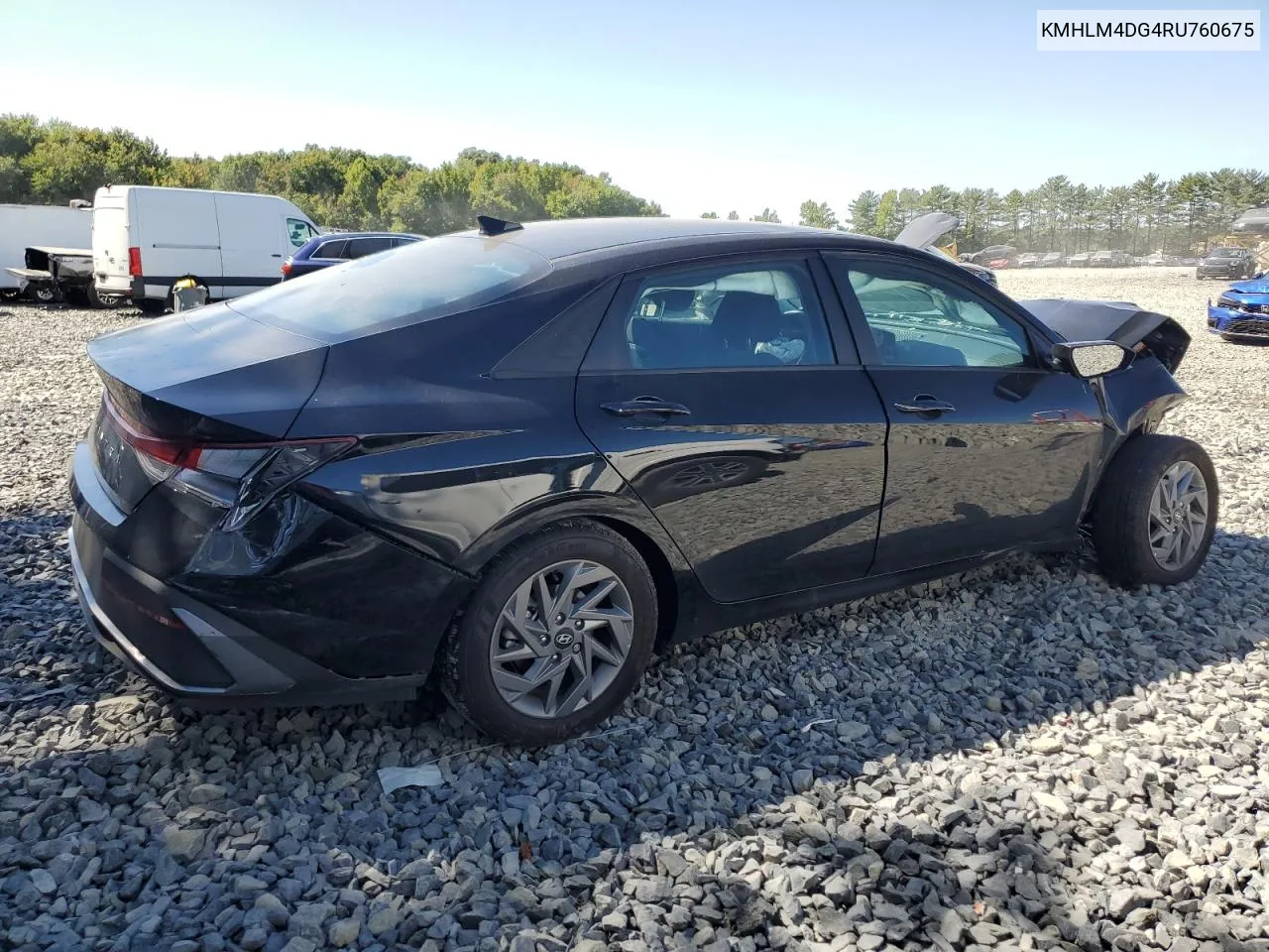 2024 Hyundai Elantra Sel VIN: KMHLM4DG4RU760675 Lot: 71091344