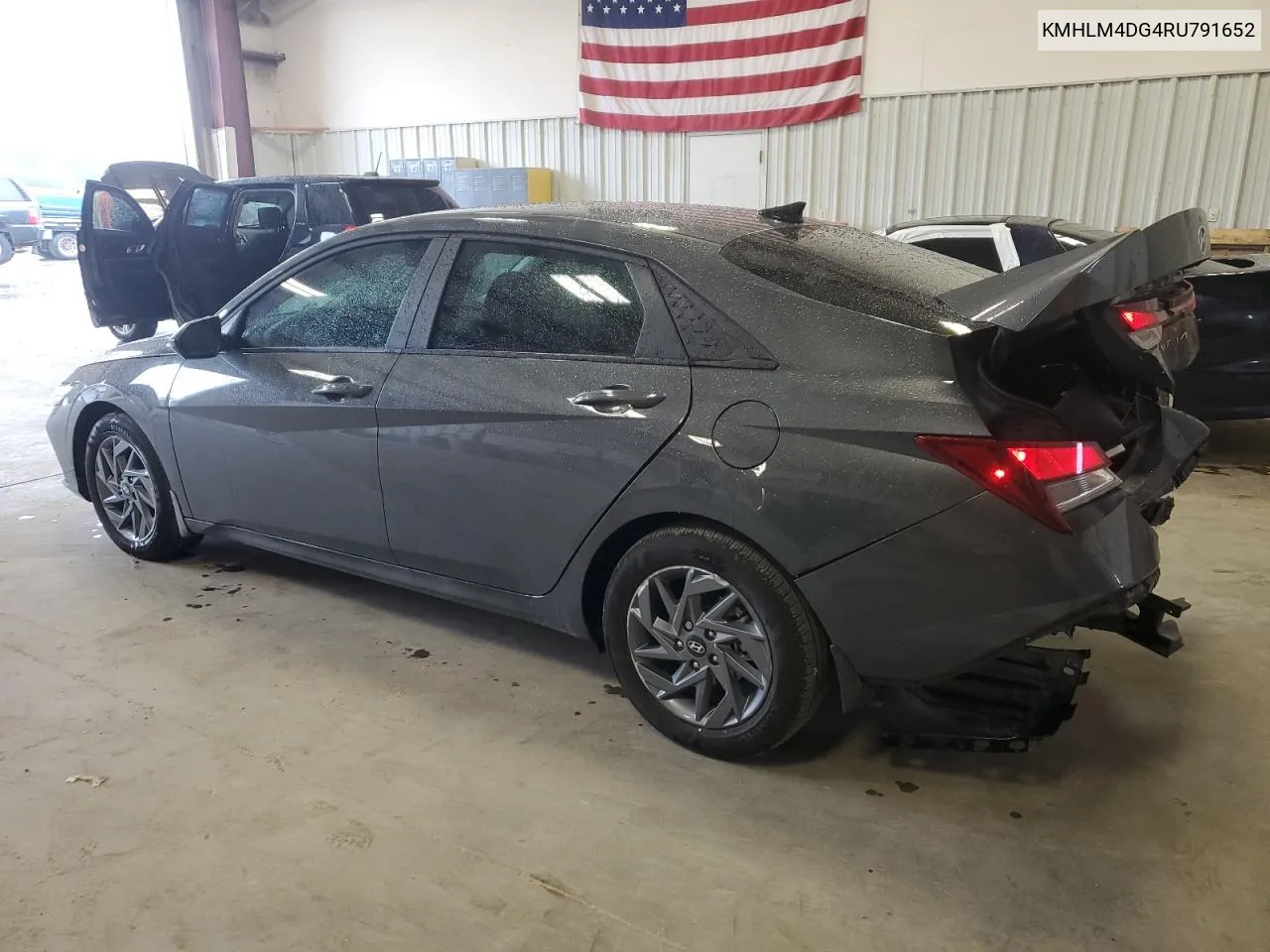 2024 Hyundai Elantra Sel VIN: KMHLM4DG4RU791652 Lot: 71426044