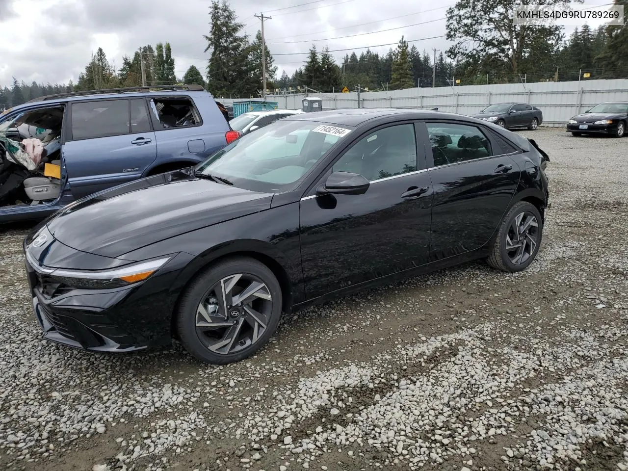 2024 Hyundai Elantra Sel VIN: KMHLS4DG9RU789269 Lot: 71452164