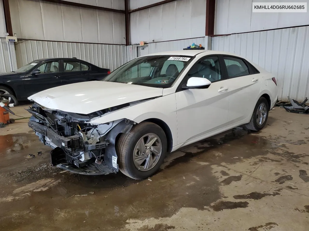 KMHLL4DG6RU662685 2024 Hyundai Elantra Se