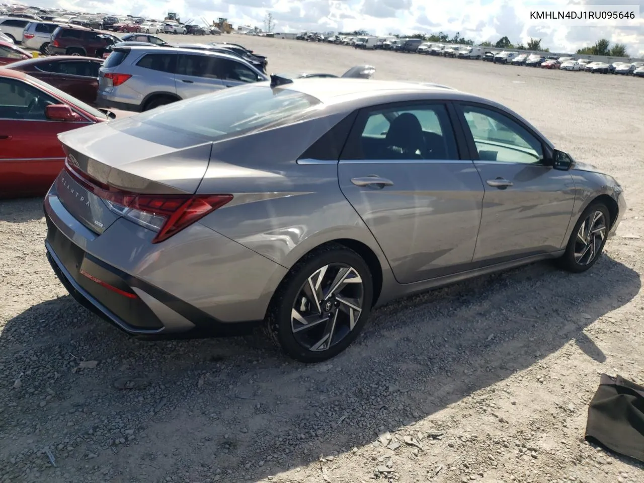 2024 Hyundai Elantra Limited VIN: KMHLN4DJ1RU095646 Lot: 72239404