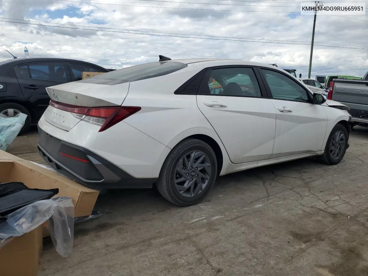 2024 Hyundai Elantra Sel VIN: KMHLM4DG9RU665951 Lot: 72809824