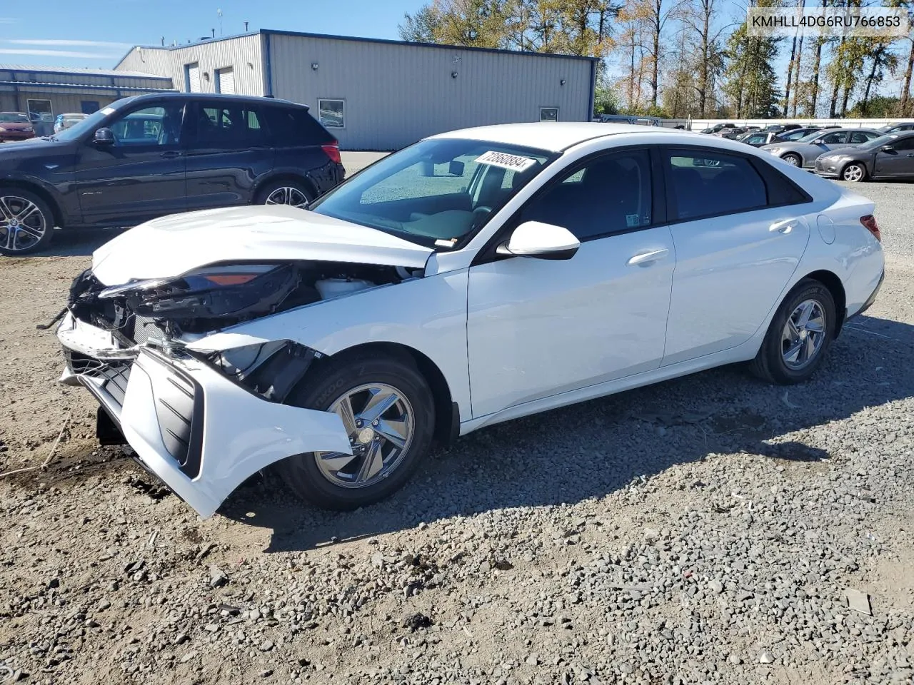 2024 Hyundai Elantra Se VIN: KMHLL4DG6RU766853 Lot: 72860884