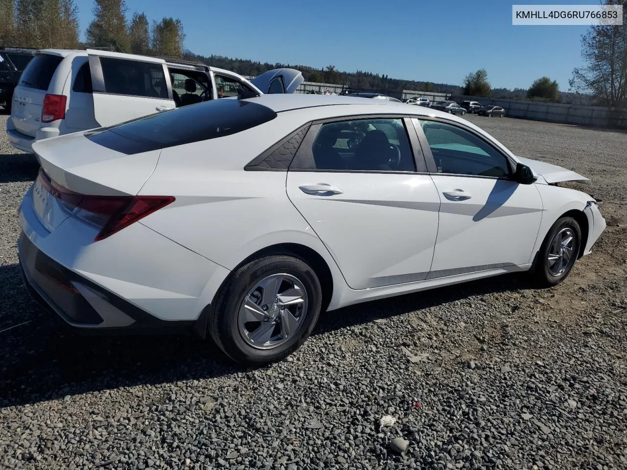 2024 Hyundai Elantra Se VIN: KMHLL4DG6RU766853 Lot: 72860884