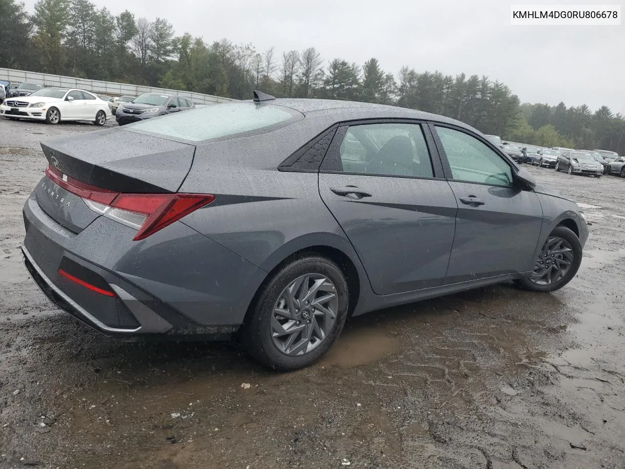 KMHLM4DG0RU806678 2024 Hyundai Elantra Sel