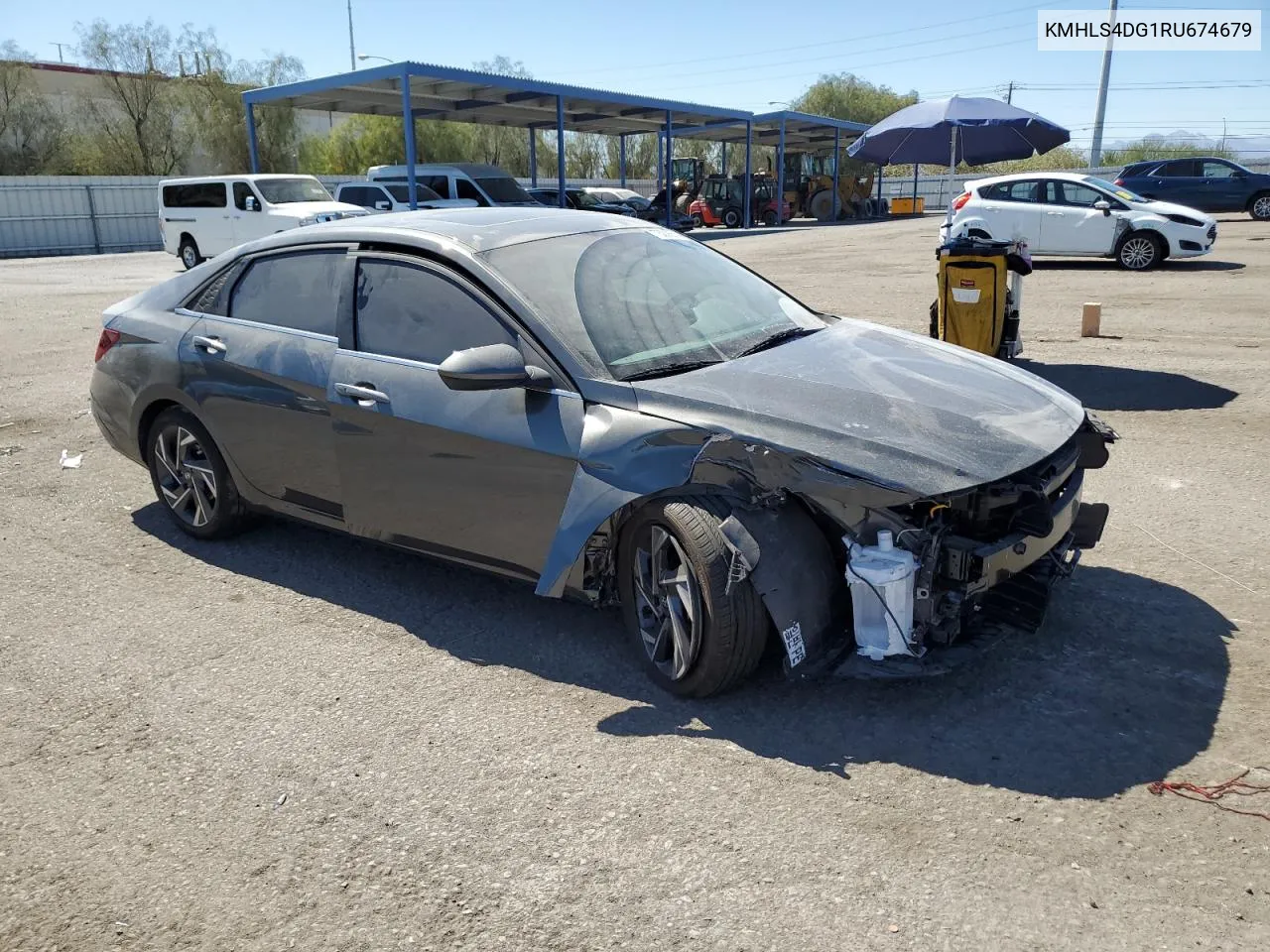 2024 Hyundai Elantra Sel VIN: KMHLS4DG1RU674679 Lot: 73006514